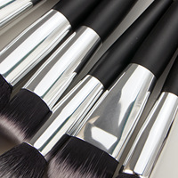 40 Pièces Pinceaux de Maquillage Professionnels avec Manche en Bois, Kit de Pinceaux pour Fond de Teint, Poudre et Fard à Paupières avec Bandeau Gratuit