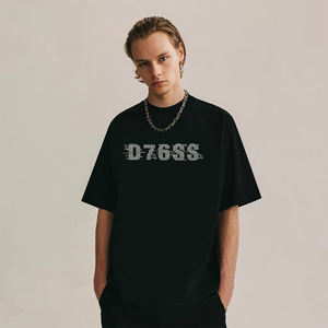 تيشيرتات قطنية 100% عالية الجودة للبيع بالجملة تيشيرتات تيشيرتات سادة مطبوعة حسب الطلب مقاس كبير باللون الأبيض من طراز للبيع بالجملة تيشيرت أبيض مقاس كبير - Product Image 4