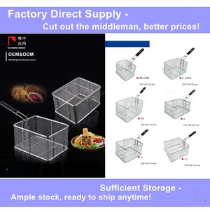 Panier de friteuse professionnel en acier inoxydable pour restaurant, égouttoir pliable anti-corrosion pour égouttement rapide de l'huile, compatible lave-vaisselle - Product Image 4