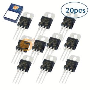 Régulateur <span class=keywords><strong>de</strong></span> <span class=keywords><strong>tension</strong></span> L7805CV 5V 1,5a TO-220 pour alimentation <span class=keywords><strong>Arduino</strong></span>, électronique à monter soi-même, 20 pièces - Product Image 1