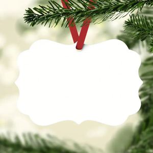 Adornos Navideños Colgantes de Doble Cara, Personalizados, Blancos, Duraderos, de MDF para Sublimación, con Etiqueta en Forma de Benelux - Product Image 3