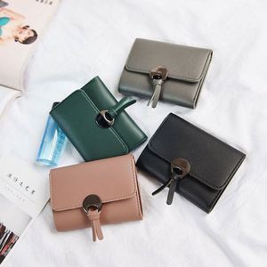 Ladies Short <b>Colorful</b> Pu Leather Cash <b>Envelop</b> Women Wallet - Product Image 1