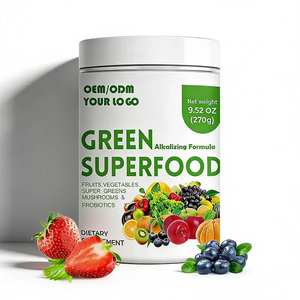 Oem/odm, Extracto de Plantas 100% Orgánico, Fibra Dietética Vegana de Frutas y Verduras, Superalimento en Polvo Verde, Enzimas Digestivas para Adultos - Product Image 1