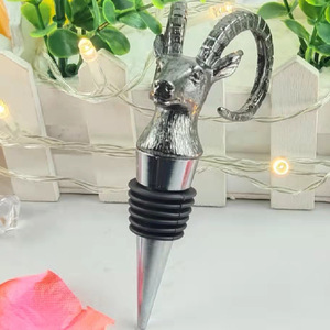 Metal Deer Wine Stopper With Sealing Rubber Ring For Bottle Preservation Home Bar Accessory - Product Image 1