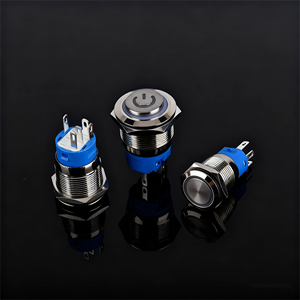 Interruttore a Pulsante con Blocco 16mm 19mm 22mm - Retroilluminato e Non Illuminato Industriale Alta Durabilità Pulsante Momentaneo - Product Image 6