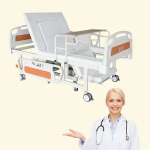 3-Function nursing bed Supplier 3 Function hospital bed electric nursing bed with dinner table