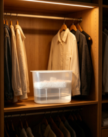 Boîte de déshumidification visible personnalisée pour la collecte de l'eau, déshydratant domestique jetable pour placard et armoire à chaussures