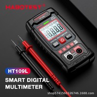 HABOTEST HT109L Multimeter Digital Mini Pintar Anti-Bakar Rentang Otomatis 600V CAT II Pengukuran NCV 4000-Count untuk Perbaikan Listrik