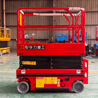 Plateforme élévatrice à ciseaux autopropulsée à moteur électrique, 14 mètres, 2800x1270mm, petit élévateur logistique, certifiée CE et ISO, à prix abordable