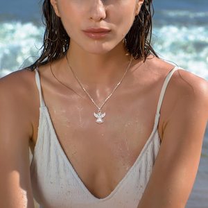 Changda Trendy Thanksgiving Day Love <strong>Guardian</strong> Fairy <strong>Angel</strong> Wing Pendant Necklace <strong>Gift</strong> for Women - Product Image 6