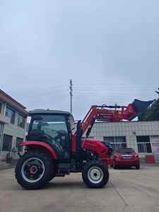 Tractor Agrícola Compacto 4x4 de 40HP 50HP 60HP 70HP con Cabina Climatizada y Calefacción, Cargador Frontal y Transmisión de 8F+8R - Product Image 2