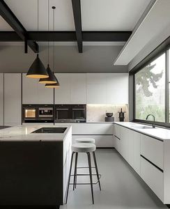 Precio de fábrica Armarios de cocina completos Juego de muebles Diseño de gabinetes de cocina personalizados modernos - Product Image 4