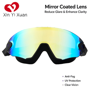 Lunettes de natation anti-buée Xinyixuan Rainbow, lunettes de natation étanches à vision large réglables pour adultes, logo et couleur personnalisés disponibles - Product Image 4