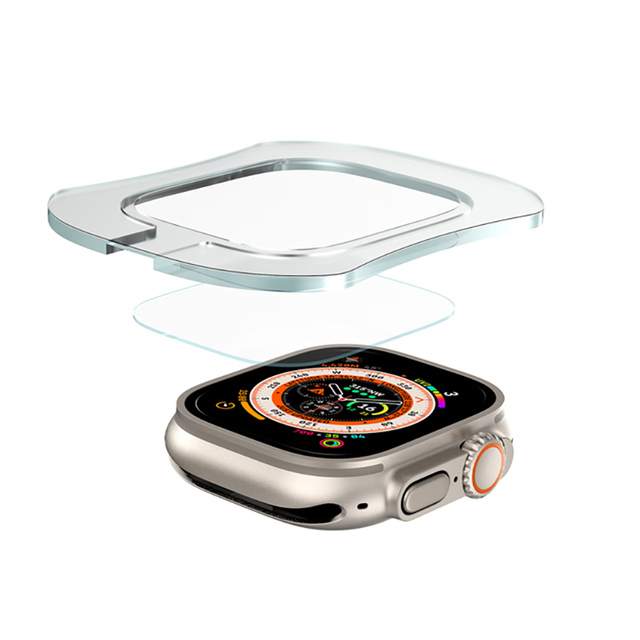 Ultra 49mm Screen Protector for Apple Watch Ultra Full Screen Coverage Tempered Glass Film Anti-Scratch Mobile Phones