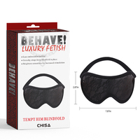 Masque pour les yeux en dentelle et bandeau pour le séduire, motif goutte d'eau, grain crocodile, cuir classique, pour adultes, jeux de rôle, accessoires de retenue
