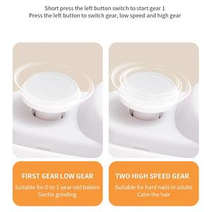 เครื่องตัดเล็บอัตโนมัติ 3 in 1 แบบชาร์จไฟได้ พร้อมความเร็ว 2 ระดับ และดีไซน์เก็บเศษเล็บ สำหรับเด็กทารก เด็ก และผู้ใหญ่ - Product Image 4