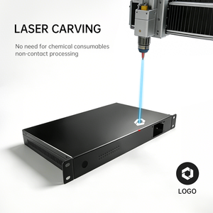 Caja de Servidor para Montaje en Rack de 19 Pulgadas 1U 2U 3U 4U, Chasis para Amplificador de Audio PCB de Escritorio, Fabricación de Cajas para Servidor de Montaje en Rack, IP54 - Product Image 2