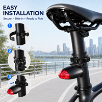 Rastreador GPS Inteligente 4G para Bicicleta de Fábrica, Batería de 1500mAh, Luz Trasera, Rastreo en Tiempo Real para Bicicletas de Carretera y Montaña