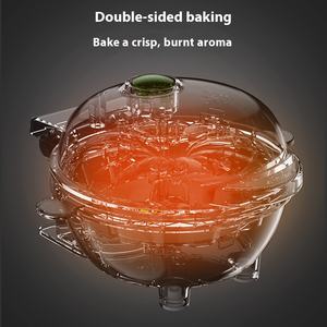 <span class=keywords><strong>Grille</strong></span>-<span class=keywords><strong>pain</strong></span> haute performance modèle phare avec bac à miettes amovible, appareil automatique à gaufres et tartes à la citrouille, 2 tranches pour la maison et l'hôtellerie - Product Image 4