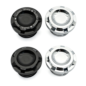 Tapa de Tanque de Combustible Retro con Diseño Floral para Motocicleta Harley 883 XL1200 X48, de Aluminio CNC, Color Negro Cromado - Product Image 4
