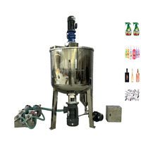 Homogénéisateur émulsifiant sous vide en acier inoxydable DZJX100L 200L avec moteur pour la fabrication de savon liquide multifonctionnel