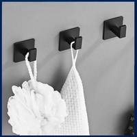 Crochet auto-adhésif en aluminium pour vêtements et chapeaux, idéal pour armoires, prix compétitif, vente en gros