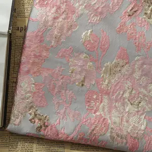 Newest Brocade Lace Fabrics Beautiful African Jacquard Lace Fabric for Sewing Materials