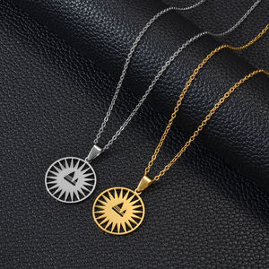 Collares Redondos con Colgante de Lalish Yezidi para Mujeres y Niñas, Templo Sagrado de los Yezidíes # 533262 - Product Image 3