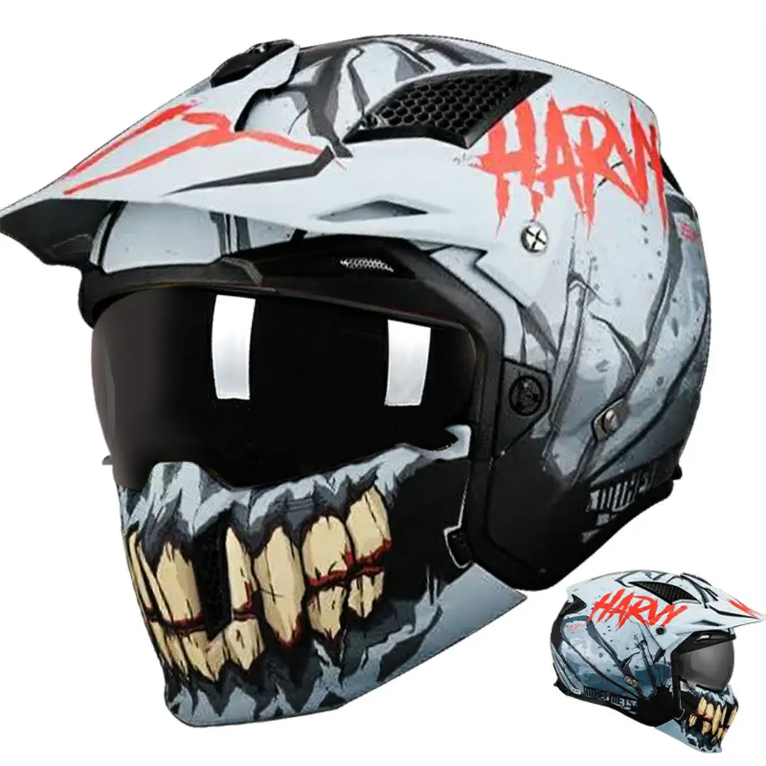 MT Street fighter Full Face Helmet Motorcycle Modular Motocross DOT ECE Approved MT Helmets