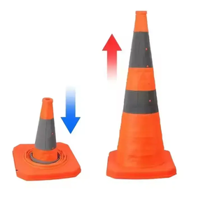 Bester Preis 45cm Straßen <span class=keywords><strong>kegel</strong></span> aus wasserdichtem Oxford-Stoff mit tragbarem zusammen klappbarem <span class=keywords><strong>Kegel</strong></span> auf ABS-Basis - Product Image 5