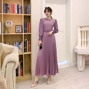 Nouvelle jupe longue plissée élégante et amincissante pour femme mature, collection printemps - Product Image 6