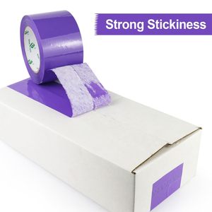 Ruban adhésif violet BOMEI avec adhésif acrylique, 3 x 110 yards, épaisseur de 2,4 mil, 6 rouleaux de recharge pour l'expédition et le déménagement - Product Image 6