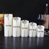 Flammenlose Flackernde Elektrische Paraffin-Wachs LED-Kerze für Hochzeit Party Heim Weihnachtsdekoration Zubehör
