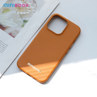 Minibook Personnalisable En Relief Logo Magnétique En Cuir Téléphone étui pour iphone 13 14 Pro Max En Gros Antichoc Sans Fil De Charge