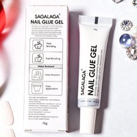Colle pour faux ongles à séchage rapide 10g, super forte, blanche, noire, rose, en gros, sous marque privée, fournisseur en vrac