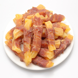 OEM pet food <span class=keywords><strong>carne</strong></span> di anatra spuntini di cane cibo secco <span class=keywords><strong>per</strong></span> <span class=keywords><strong>cani</strong></span> all'ingrosso di anatra avvolto patate dolci prelibatezze <span class=keywords><strong>per</strong></span> <span class=keywords><strong>cani</strong></span> - Product Image 1