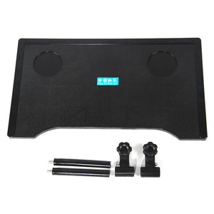 Wheelchair Dining <b>Table</b> Board <b>Plastic</b> Rectangle With Cup Holders For Hospital Use - Product Image 1