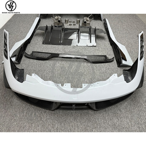 Kits de Conversión de Carrocería de Fibra de Carbono Estilo Speciale para Ferrari 458 2010-2015, Parachoques Trasero, Capó Delantero, Faldones Laterales, Escape - Product Image 5