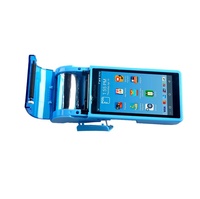 Mini terminal portable Android Pos avec scanner de codes à barres thermique machine de système de poste tactile portable avec imprimante thermique wifi bt