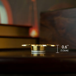 HT fornitore di chiesa placcata in oro decorazione in pietra colorata reliquia della chiesa ortodossa pasqua reliquia cattolica sacra ostensione - Product Image 4