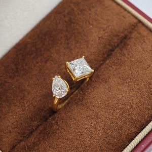 UM 珠宝铂金 PT900 实验室培育钻石爪镶 NGTC 认证戒指批发男女通用/男士/女士日常佩戴办公室 - Product Image 3