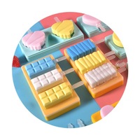 Nouvelles Idées 120 Moules à glaces DIY en silicone de qualité alimentaire pour congélation rapide, formes Cœur et Visage, fournis par les fabricants