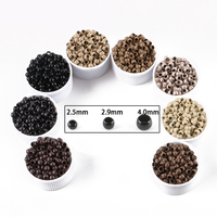 Kupfer Nano-Ringperlen für Haarverlängerungen 2,5mm 2,9mm 4,0mm