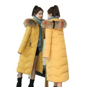 Fashion <b>Fur</b> Collar Ladies Hoodie Parkas <b>Women</b> Bubble Duck Down Winter Puffer <b>Coat</b> <b>Women</b> Jacket J0082 - Product Image 5
