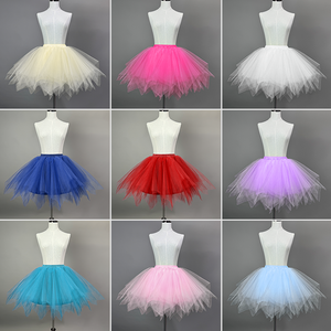 Jupe en gaze élégante pour femme, style vintage, pour fête d'Halloween, avec dentelle et volants, taille naturelle, design asymétrique, <span class=keywords><strong>mini</strong></span> tutu - Product Image 2