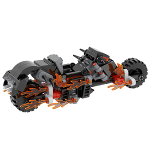 MOC1245 Super héros <span class=keywords><strong>Ghost</strong></span> <span class=keywords><strong>Rider</strong></span>, modèle de moto, blocs de construction en plastique, jeux de puzzle, 161 pièces - Product Image 2