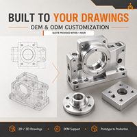 Moyeu de rotor de pompe en aluminium CNC 7075 OEM pour équipement d'hémodialyse