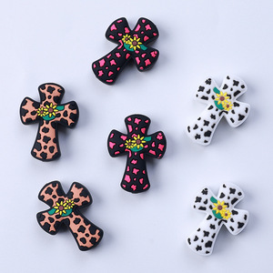 Perline in Silicone a Tema Cartone Animato Fatte a Mano Fai da Te, Accessori per Penne, Gioielli e Braccialetti, Perline con Lettere Mickey <span class=keywords><strong>Minnie</strong></span>, Ingrosso - Product Image 4