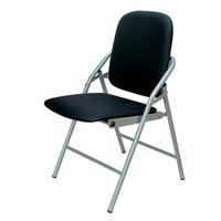 Chaise de bureau moderne en maille avec tableau d'écriture, bureau pliable pour ordinateur, tableau de réunion du personnel, matériau en cuir