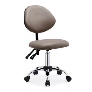 Sillón de Peluquería Moderno con Respaldo, Giratorio, con Ruedas, para Salón de Belleza, Manicura - Product Image 2